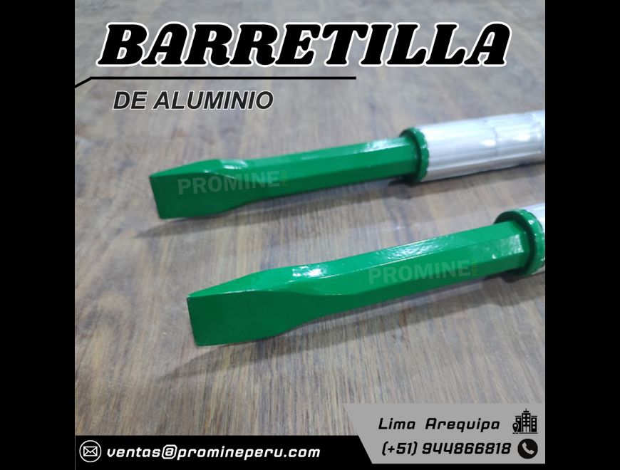 Barretillas de Aluminio – Uso Minero en Ayacucho (Distrito)