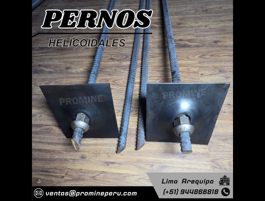 Perno Helicoidal 19 mm – Anclaje Mecánico en Arequipa (Distrito)