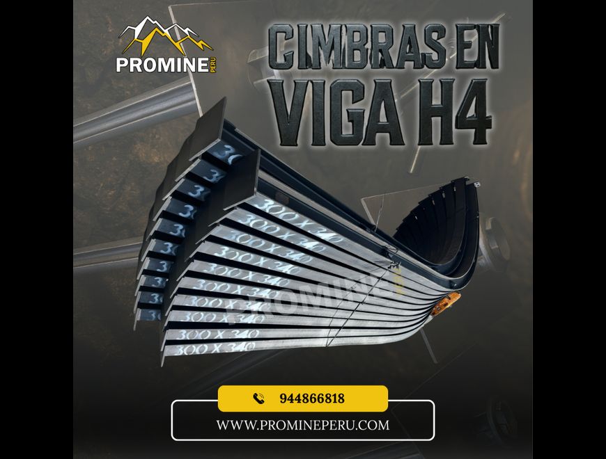 Cimbras Mineras en Viga H – Arcos de Sostenimiento