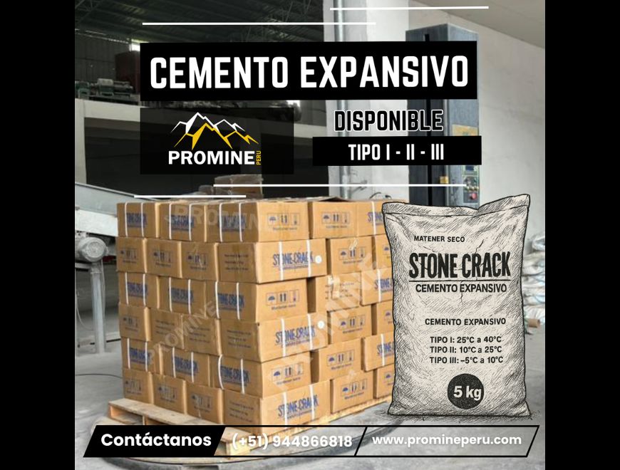 Cemento Expansivo – Rompe Roca en Vilcabamba (Distrito)