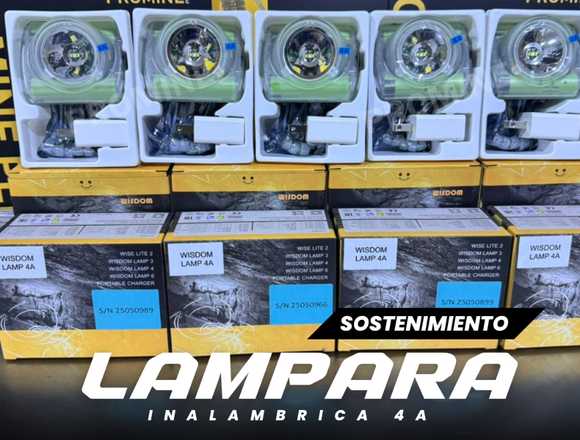 Lámpara 4A Inalámbrica | Luz LED Recargable | Mina en Cajamarca (Distrito)