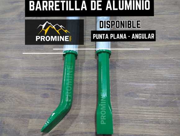 Barretillas de Aluminio – Herramienta de Desate en Cerro Azul (Distrito)