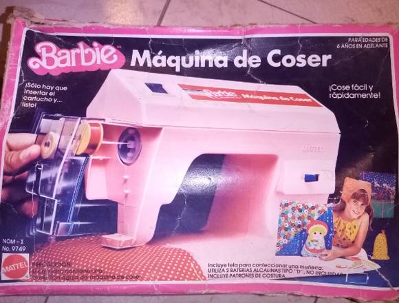 Máquina de coser Barbie Mattel juguete de colecci