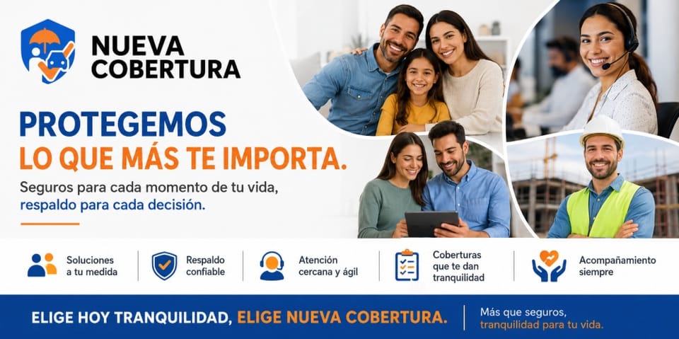 Nueva Cobertura Corredores de Seguros especializados