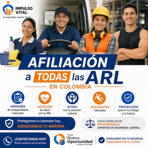 Afiliación ARL - Tramites y Servicios en Yumbo (Municipio)