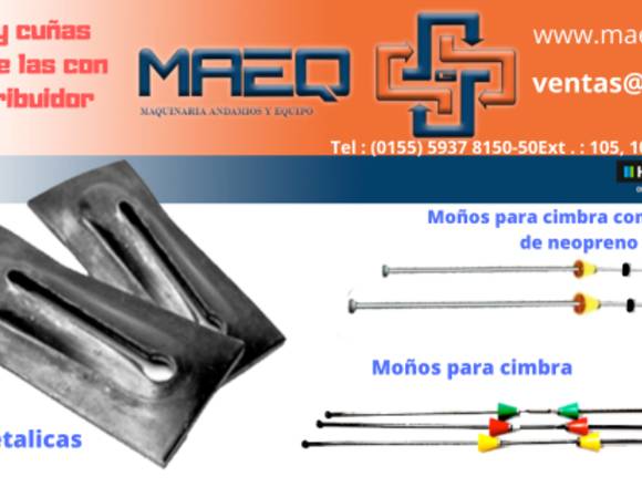 CUÑA METÁLICA FABRICADA DE ACERO