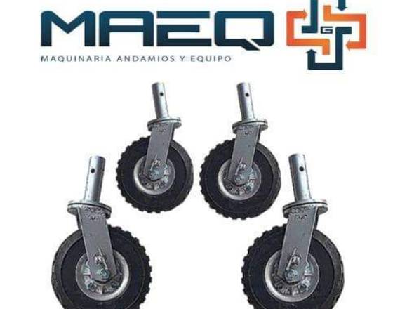 RODAJAS DE 8" CON FRENO PARA ANDAMIO en Ecatepec de Morelos (Municipio)