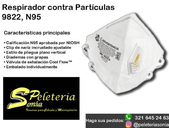 Tapabocas Con Respirador Contra Particulas N95 en Pereira (Municipio)