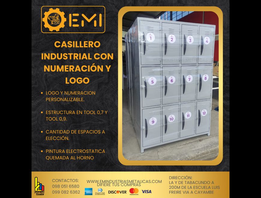 CASILLERO METALICO 12 ESPACIOS en Pedro Moncayo (Cantón)