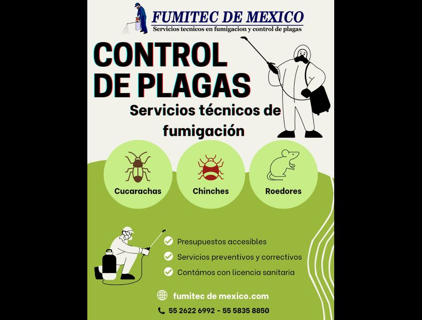 SERVICIO DE FUMIGACION PARA EMPRESAS Y NEGOCIOS en Ecatepec de Morelos (Municipio)