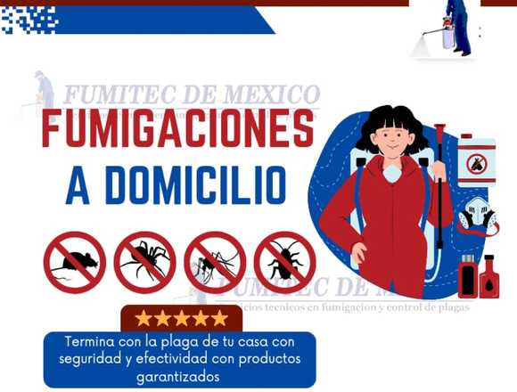 fUMIGACIONES A DOMICILIO PARA CUCARACHAS en Ecatepec de Morelos (Municipio)
