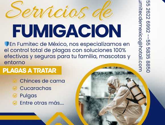 FUMIGACIONES PROFESIONALES PARA CHINCHES DE CAMA en Ecatepec de Morelos (Municipio)