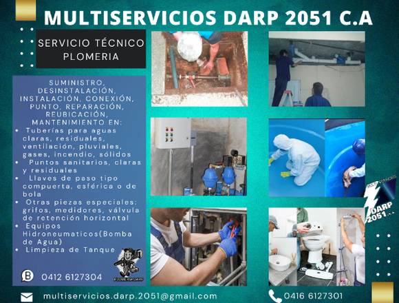 04 🧰 PLOMERIA: Suministro, Desinstalación. en Libertador (Municipio)