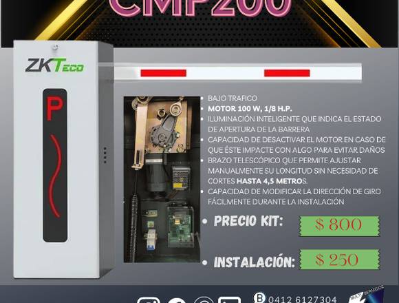 CMP200: MOTOR PARA BARRERA VEHICULAR en Libertador (Municipio)