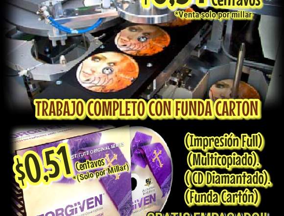 CD Diamantado Champan Impresión y funda Cartón