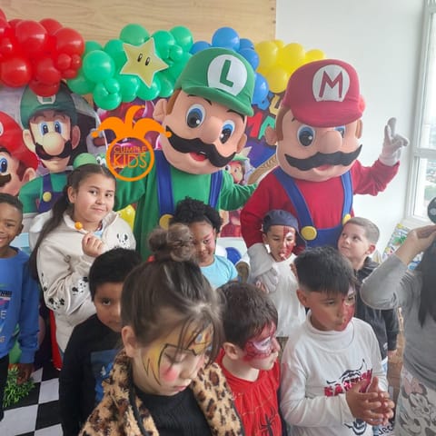 Animación de cumpleaños con Mario Bros en Rancagua (Comuna)