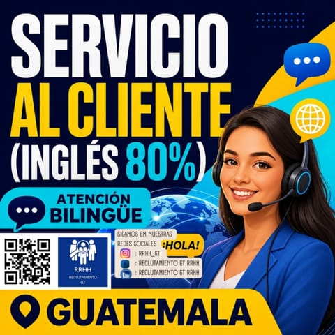 SERVICIO AL CLIENTE VENDEDOR CALLE ASESOR COMERCIAL CAJERO en Ciudad de Guatemala (Municipio)