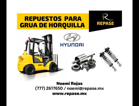 REPUESTOS PARA GRÚAS DE HORQUILLAS HYUNDAI en Mérida (Municipio)