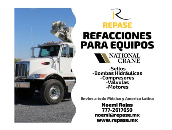 REFACCIONES PARA EQUIPOS NATIONAL CRANE en Mérida (Municipio)