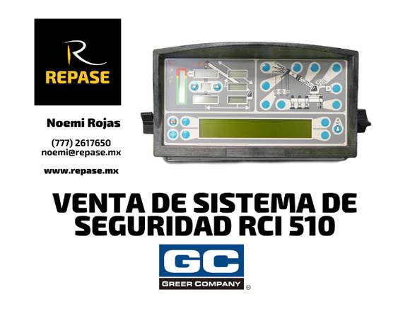 VENTA DE SISTEMA DE SEGURIDAD RCI-510 GREER C. en Mérida (Municipio)