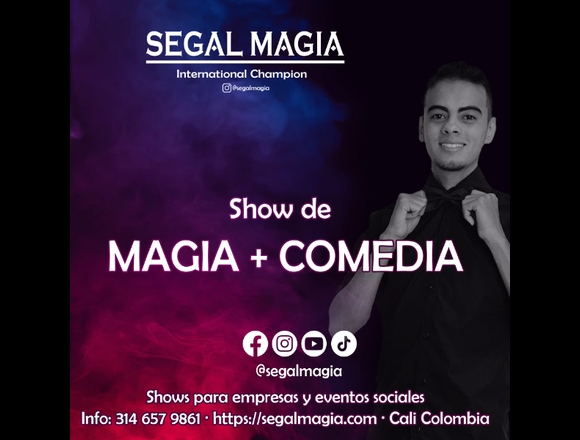 Segal Magia, Magos de Cali, Magos en Cali, Magos