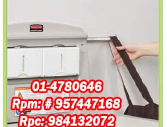 Cambiador de bebé para pared rubbermaid