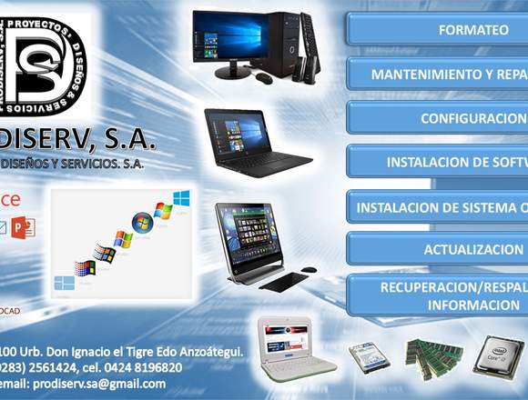 REPARACION Y MANTENIMIENTO PC en Morán (Municipio)