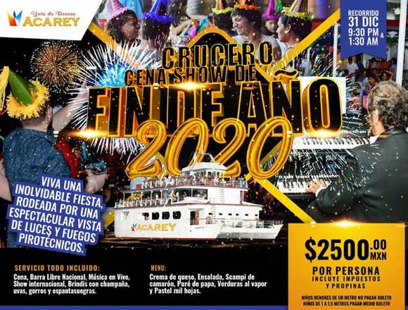 FIESTA DE FIN DE AÑO ABORDO DE YATE EN ACAPULCO en Acapulco de Juárez (Municipio)