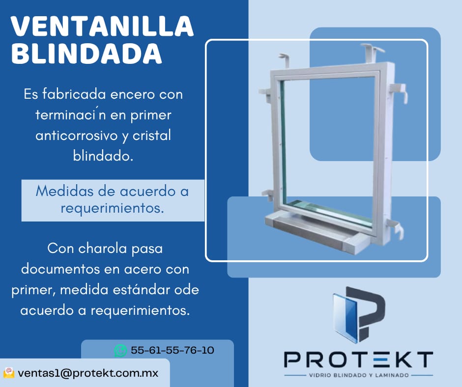 VENTANILLA BLINDADA en Metepec (Municipio)