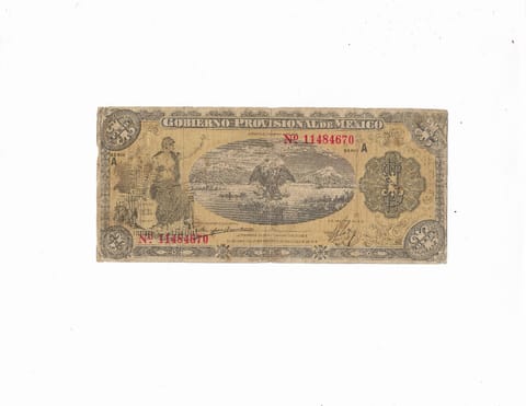 Billete de la Revolución Mexicana único (1915) en Azcapotzalco (Municipio)