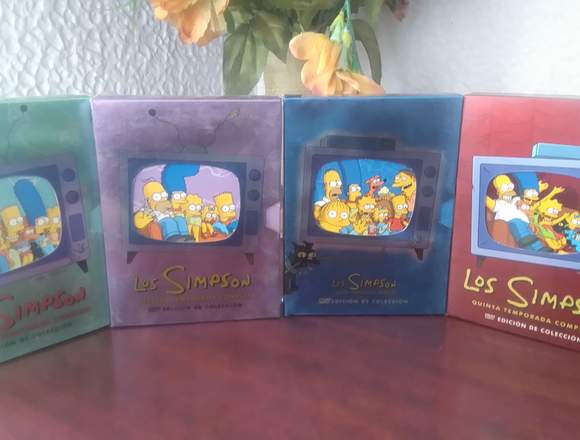 Serie de Los Simpson DVD Temporadas 2 a la 9 en Navolato (Municipio)