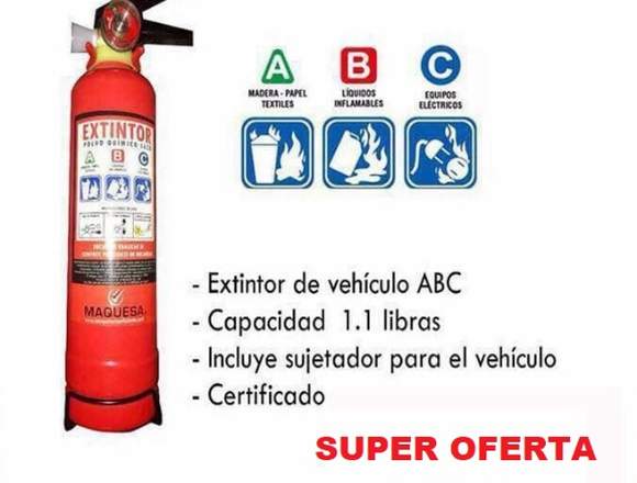 EXTINTOR 1 LB ABC PARA VEHÍCULO en Ciudad de Guatemala (Municipio)