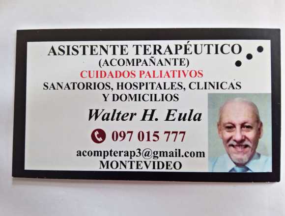 Asistente terapéutico/cuidados/paliativos/acompañ en Montevideo (Localidad)