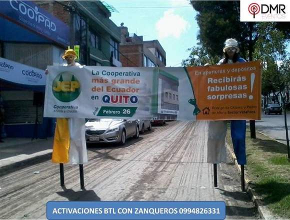 SERVICIO DE MIMOS Y ZANQUEROS A NIVEL NACIONAL en Pichincha (Cantón)