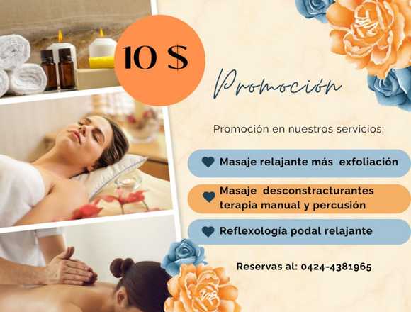 SERVICIO DE MASAJES relajantes/terapéutico en Valencia (Municipio)