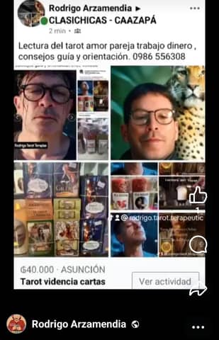 Lectura del Tarot en San Lorenzo (Distrito)