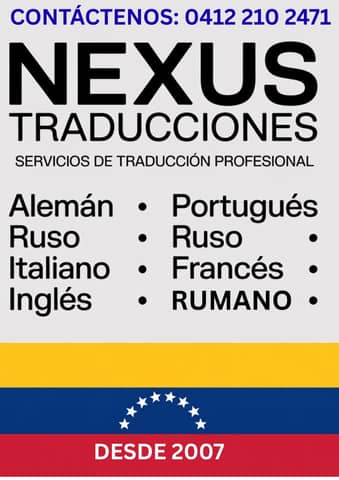 TRADUCCIONES PROFESIONALES en Libertador (Municipio)