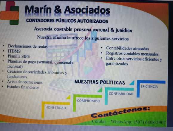 Servicios contables en general en Ocú (Distrito)