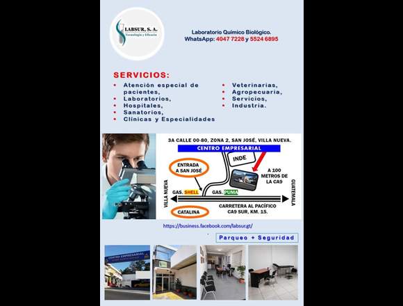 Combo de laboratorios para Tarjeta de Salud en Ciudad de Guatemala (Municipio)