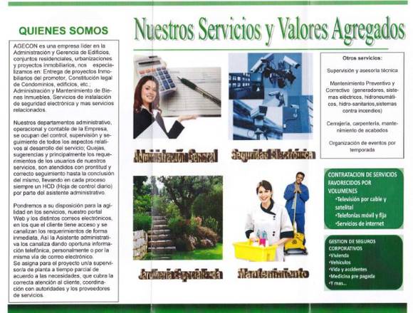 Administración Edificios, Condominios y más en Paquisha (Cantón)