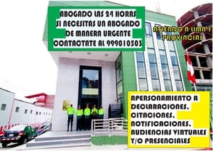 Abogados las 24 horas en Lima y Provincias