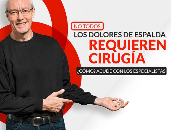 Tratamientos NO QUIRÚRGICOS para DOLOR DE ESPALDA