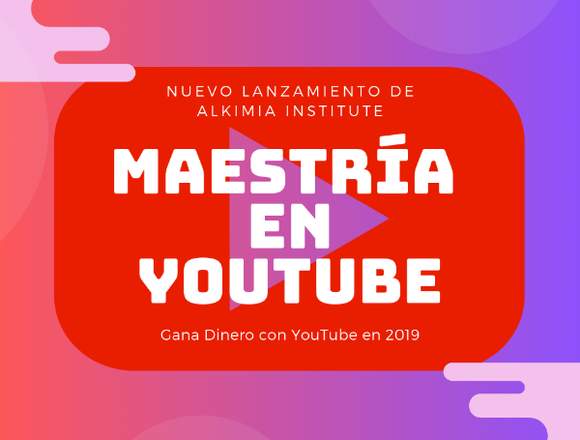 Maestría en YouTube - Gana Dinero con YouTube en Zaragoza (Municipio)