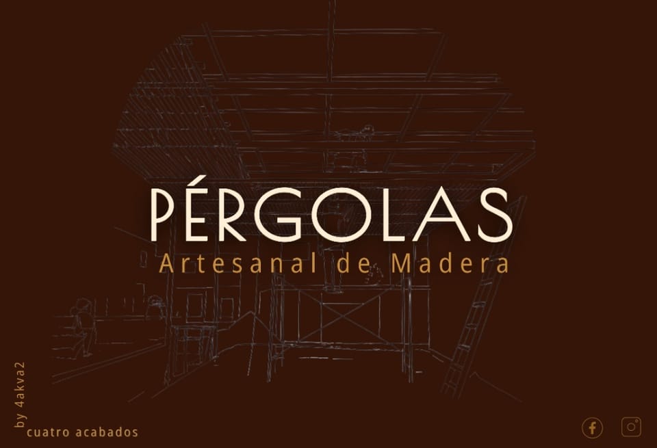 Pérgola Artesanal, fabricada a medida, Cuatro Acabados, -4akva2- en Álvaro Obregón (Municipio)