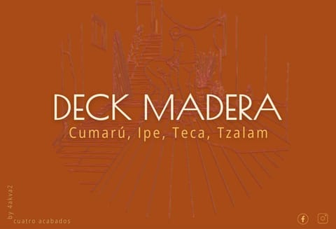 Deck Cumarú, Venta Suministro e Inst. de Cuatro Acabados -4akva2-