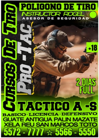 curso de tiro para licencia de portación en guatemala en Villa Nueva (Municipio)