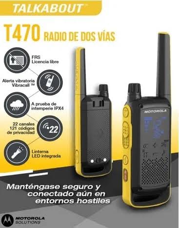 Radios de dos vías Motorola Talkabout T470 en Los Olivos (Lima 39) (Distrito)