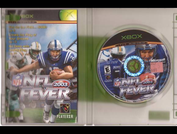 Nfl Fever 2003 Xbox Clásico Usado(ver Fotos) en Toluca (Municipio)