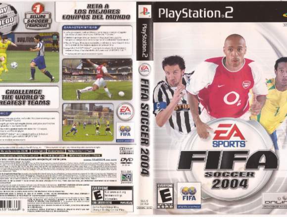 Caja Fifa 2004 Play 2 Instructivo No Rota Usado