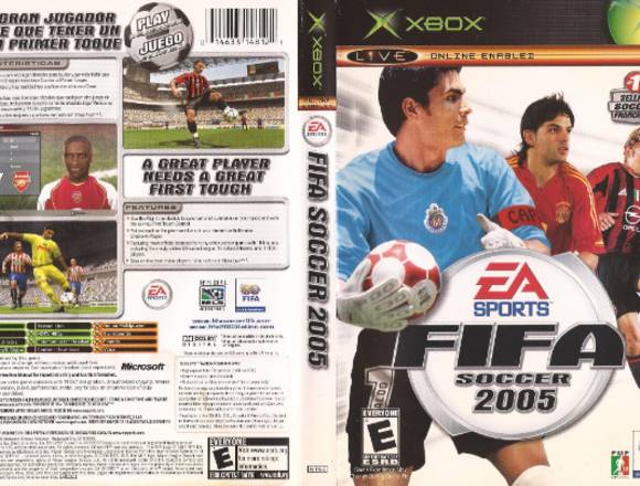 Caja Fifa 2005 Xbox Inst No Juego No Rota Usado